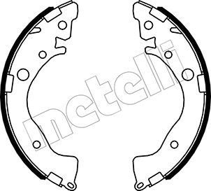 METELLI Brake Shoe Set Article number: 53-0493 cheaply