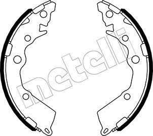 METELLI Brake Shoe Set Article number: 53-0588 cheaply