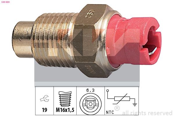 KW Sensor, coolant temperature Article number: 530 000 cheaply