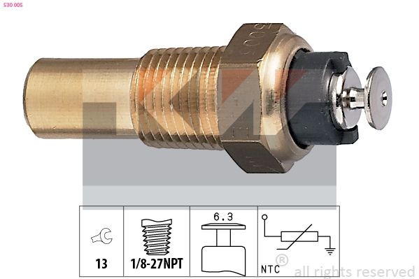 KW Sensor, coolant temperature Article number: 530 005 cheaply