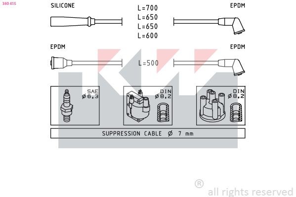 KW Sensor, coolant temperature Article number: 530 026 cheaply