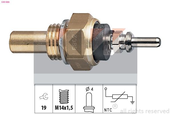 KW Sensor, coolant temperature Article number: 530 088 cheaply