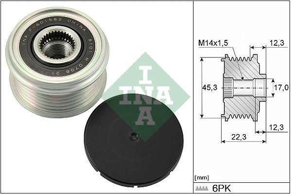 INA Generator friløbskobling Varenummer: 535 0291 10 billige