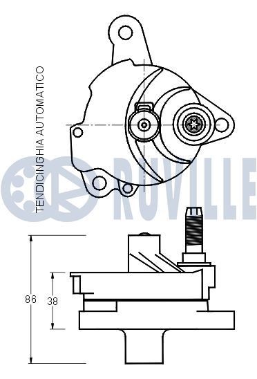 RUVILLE Veepump + hammasrihmakomplekt Artikli number: 55719702 soodsalt