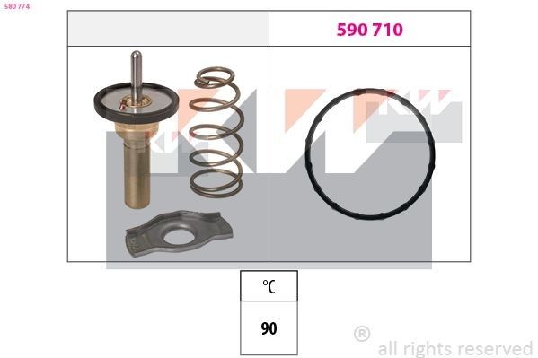 KW Thermostat Article number: 580 774 cheaply