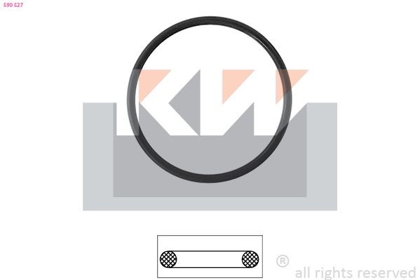 KW Gasket, thermostat Article number: 590 527 cheaply