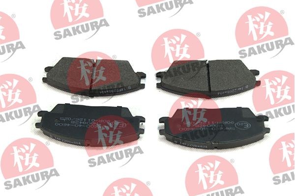 SAKURA Brake pad set Article number: 600-40-4600 cheaply