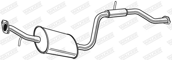WALKER Midtre lydpotte artikkelnummer: 22438 billig