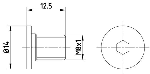 HELLA 8DZ 355 209-021 Винт, спирачен диск C-класа AMG C 43 3.0 4-matic (205.064) 367 K.C. бензин 2023
