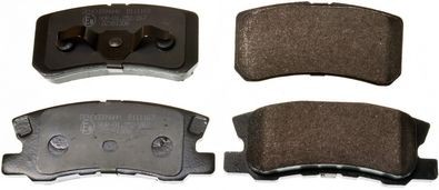 DENCKERMANN Brake pad set Article number: B111163 cheaply