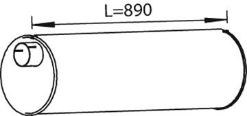 DINEX Midtre / bakre lydpotte artikkelnummer: 28444 billig