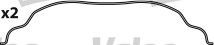 VALEO Bremseklodser PREMIUMPACK Varenummer: 541668 billige