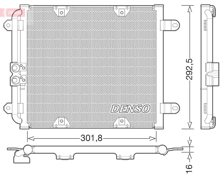 DENSO Kondensaator, kliimaseade Artikli number: DCN02028 soodsalt