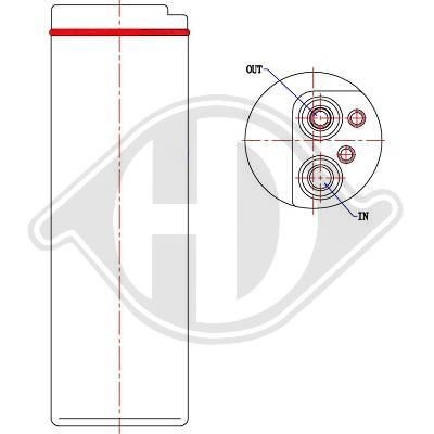 DIEDERICHS Dryer, air conditioning Article number: DCT1164 cheaply