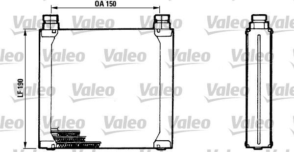 VALEO Oljekylare Artikelnummer: 816748 billigt