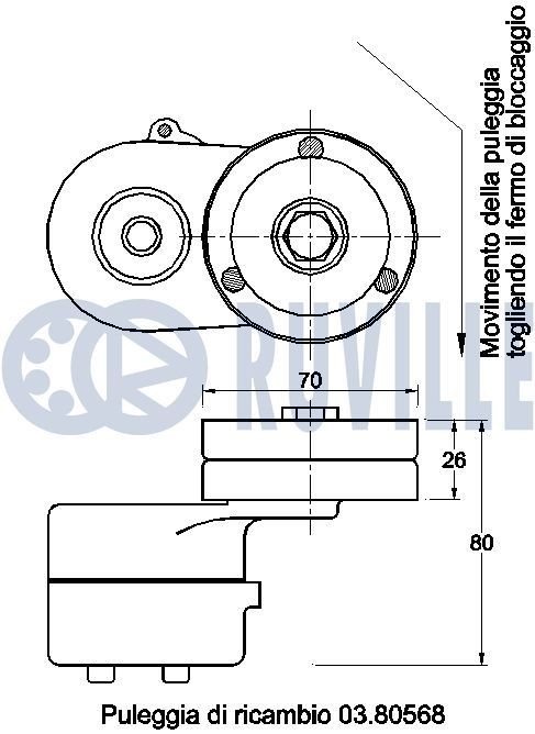 RUVILLE Engine mount Article number: 325881 cheaply