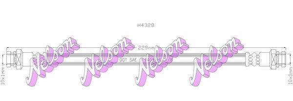 KAWE Brake hose Article number: H4328 cheaply