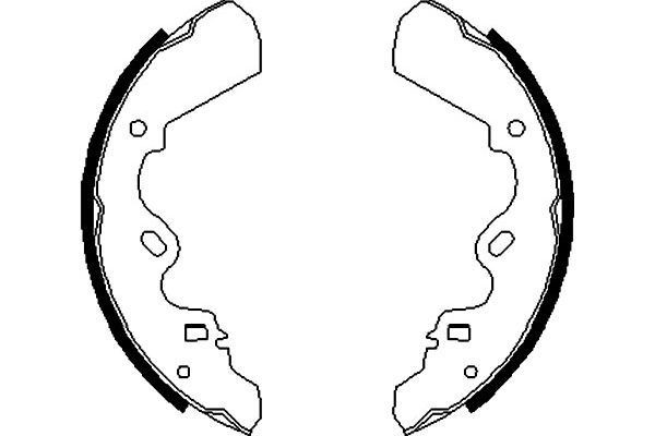 KAVO PARTS Brake Shoe Set Article number: KBS-3907 cheaply