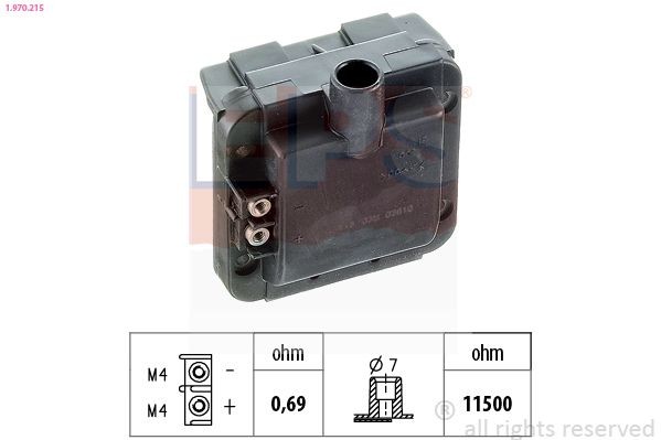 EPS KR.0661 Remonto komplektas, skirstytuvas AX 1.4 85 AG benzinas 1998