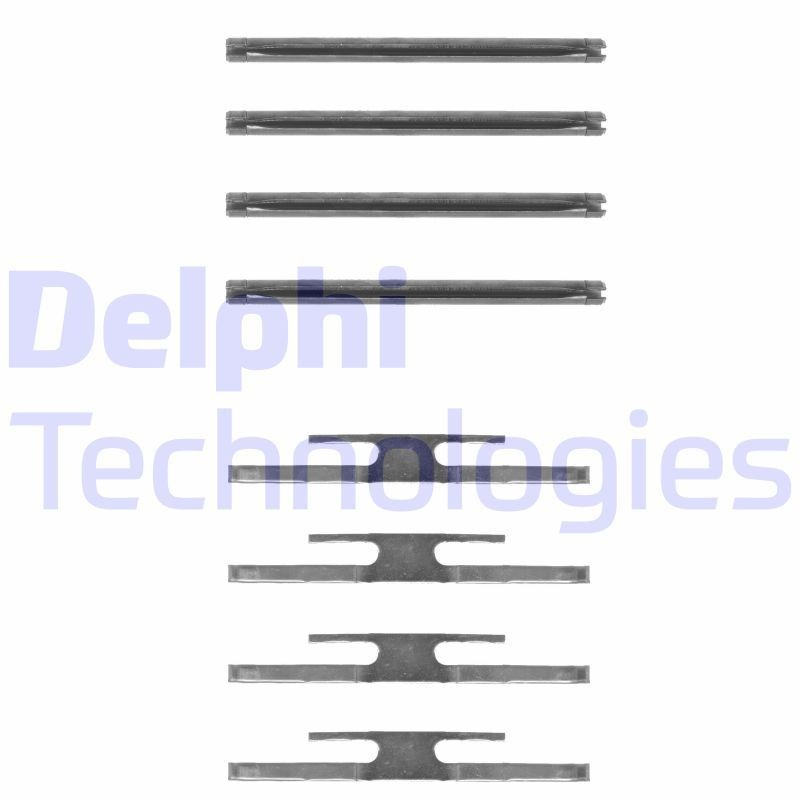 DELPHI Monteringssett, bremseklosser artikkelnummer: LX0186 billig