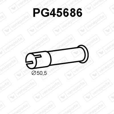 VENEPORTE Remonto vamzdis, katalizatorius prekės numeris: PG45686 nebrangu