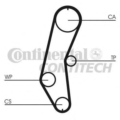 CONTITECH Tandrem Varenummer: CT666 billige