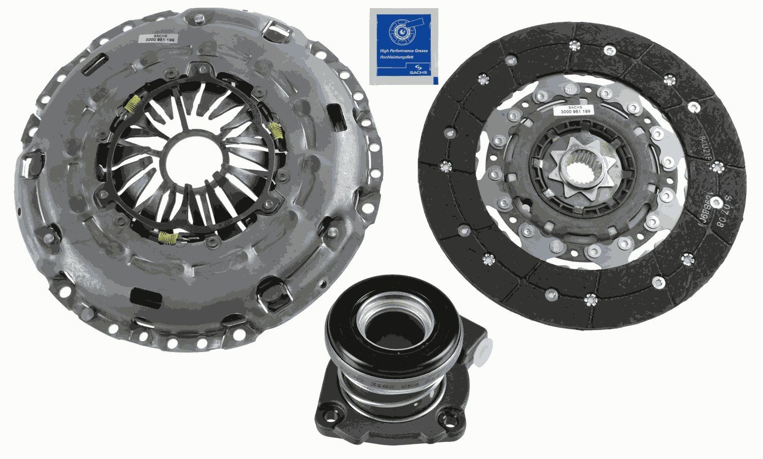 SACHS Clutch kit Article number: 3000 990 163 cheaply