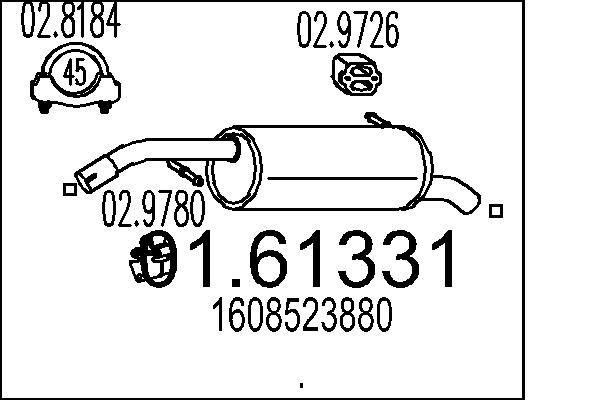 MTS Lõppsummuti Artikli number: 01.61331 soodsalt