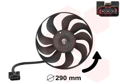 VAN WEZEL Køleventilator Varenummer: 5888745 billige