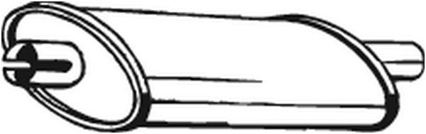 BOSAL Middle silencer Article number: 200-957 cheaply