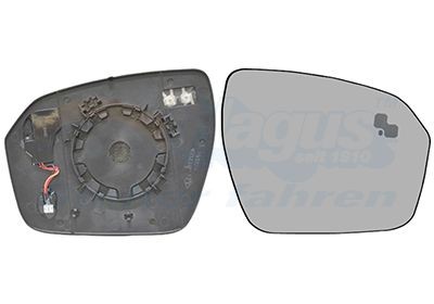 VAN WEZEL Speilglass, ytterspeil artikkelnummer: 0251836 billig