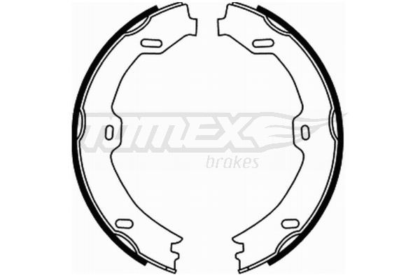 TOMEX brakes Brake Shoe Set Article number: TX 21-72 cheaply