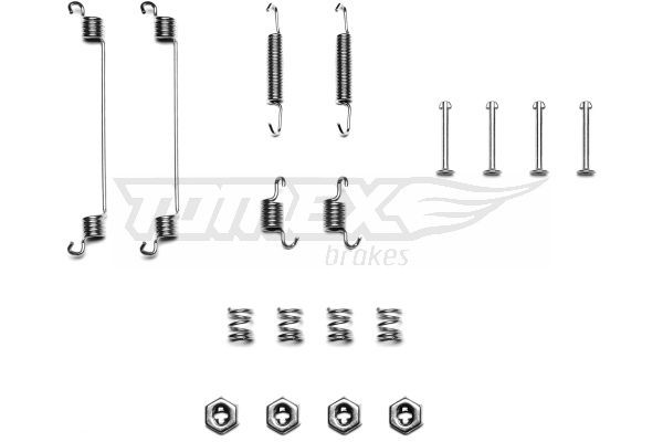 TOMEX brakes TX 40-09 Kit accessori, Ganasce freno 33 1.4 i.e. 90 CV Benzina 1994