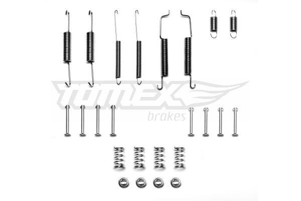 TOMEX brakes TX 40-15 Σετ βοηθ. εξαρτημάτων, σιαγόνες φρένου JETTA 1.6 D 54 PS Πετρέλαιο 1987