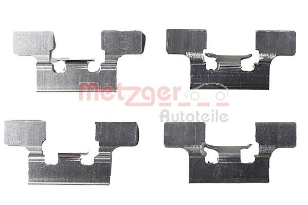 METZGER 109-1647 Kit accessori, pastiglia freno S-TYPE 4.0 V8 276 CV Benzina 2008