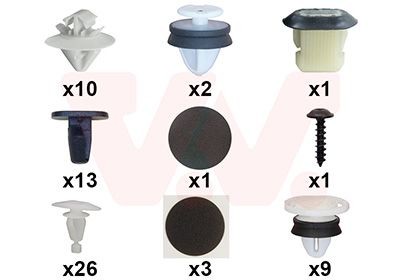 VAN WEZEL 0944799 Σετ τοποθέτησης, πόρτα JUMPY 2.0 BlueHDi 150 PS Πετρέλαιο
