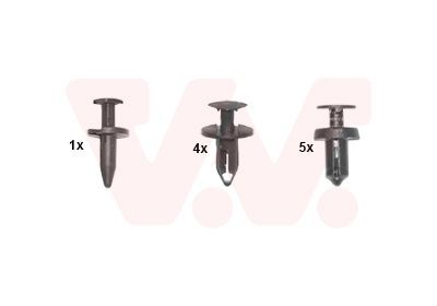 VAN WEZEL 1803796 Kit de montage, aile ECOSPORT 1.5 EcoBlue TDCi 95 CH Diesel 2022