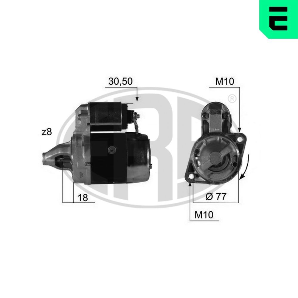 ERA Anlasser Artikelnummer: 220382A kaufen