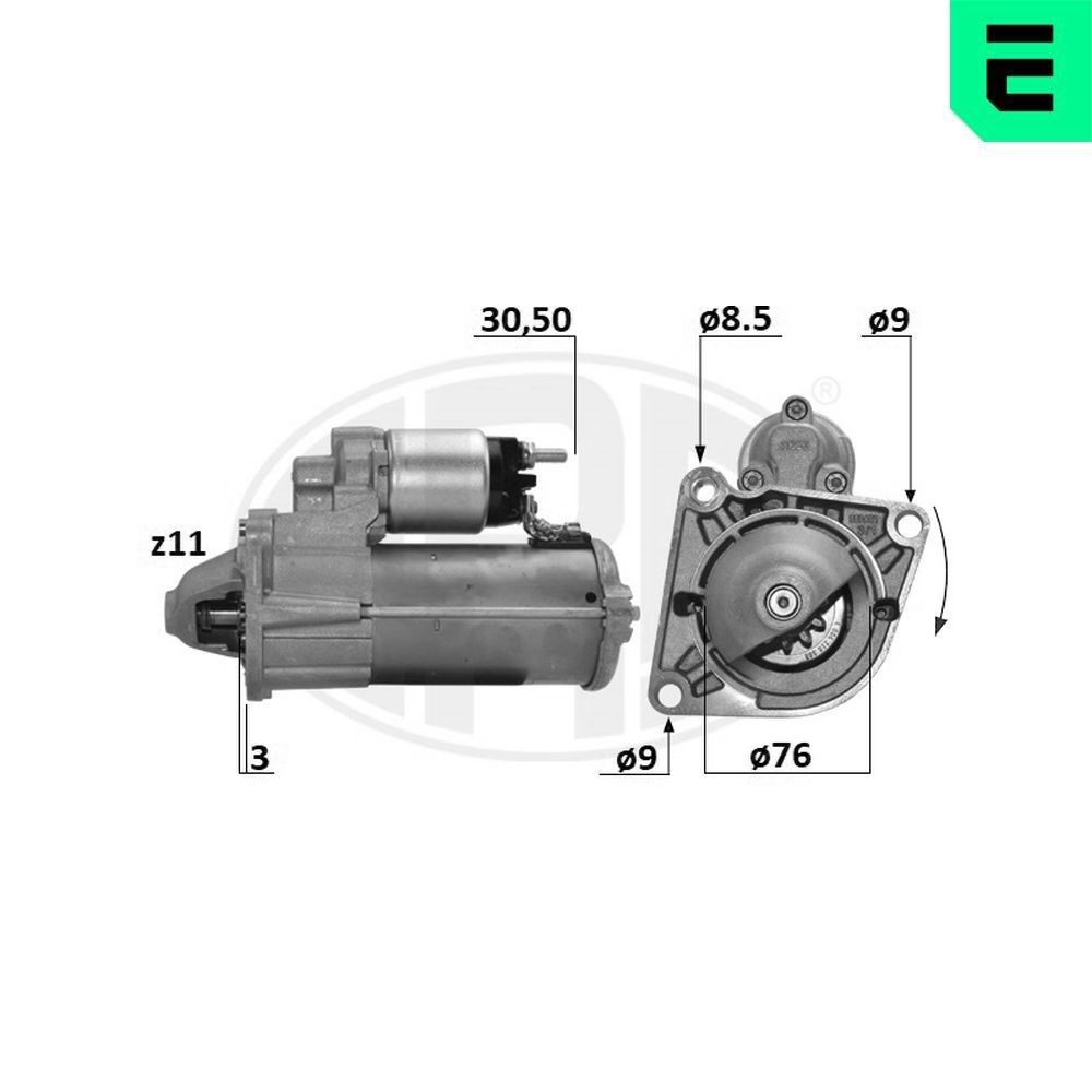 ERA Starter motor Article number: 220687A cheaply