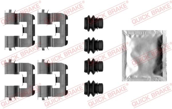 QUICK BRAKE 109-0039 Monteringssæt til bremseklodser TIPO 1.4 (356HXA1B) 95 HK Benzin