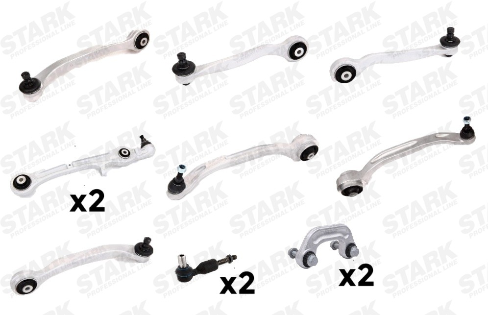 STARK SKSSK-1600066 Repsæt hjulophæng A6 RS6 5.0 quattro 580 HK Benzin 2011