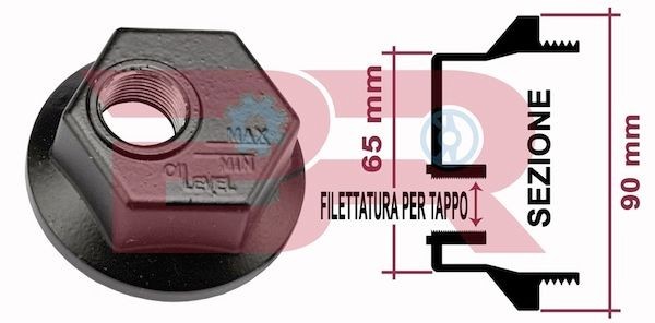 BOTTO RICAMBI Rato stebulės dangtelis prekės numeris: BRST4092 nebrangu