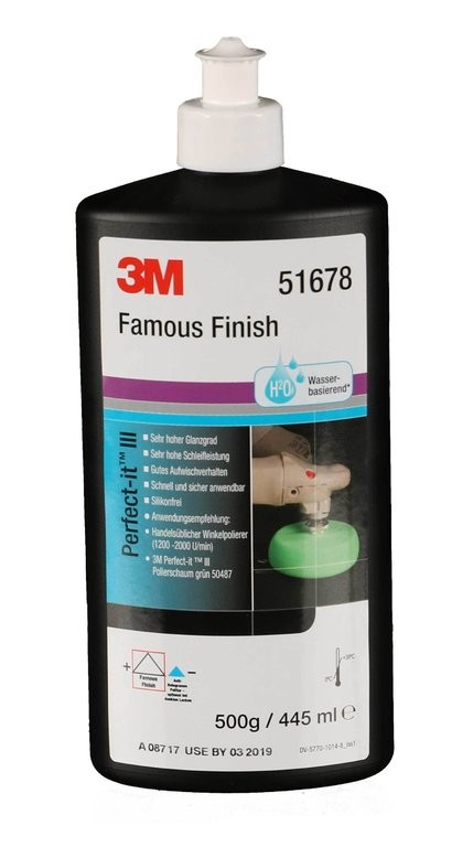 3M Lakkpolitur Perfect-it III, Famous Finish artikkelnummer: 51678 billig