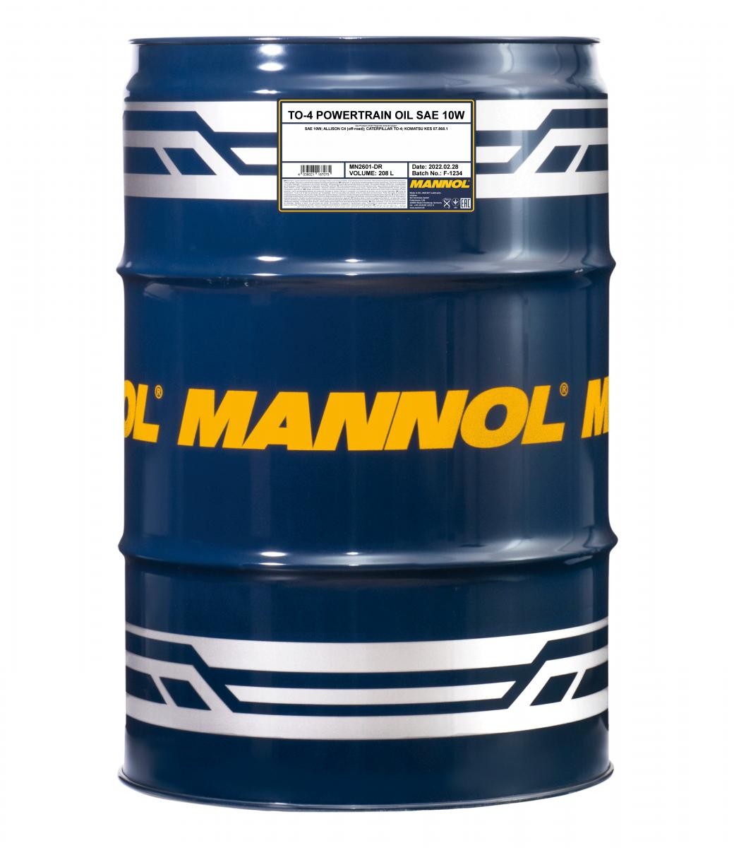 MANNOL Greičių dėžės alyva TO-4 Powertrain prekės numeris: MN2601-DR nebrangu