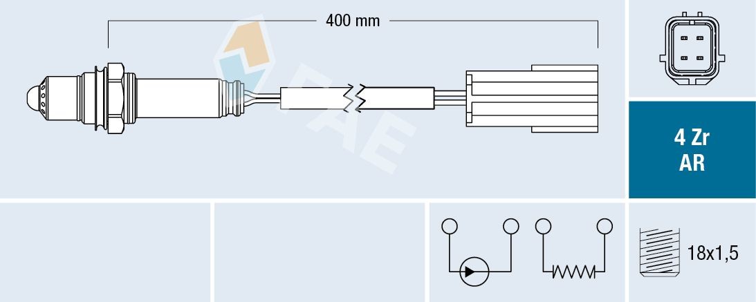 FAE Sonda lambda Numer artykułu: 75640 niedrogo