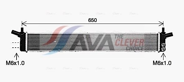 AVA COOLING SYSTEMS Radiaator, käivitusaku Artikli number: TO2783 soodsalt