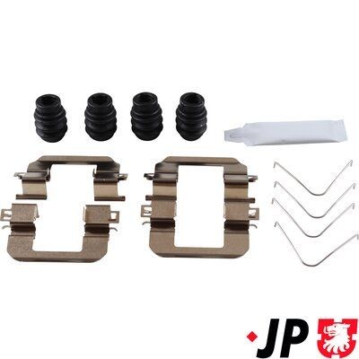 JP GROUP 3664002910 Σετ βοηθ. εξαρτημάτων, τακάκια φρένων STONIC 1.6 CRDi 110 PS Πετρέλαιο