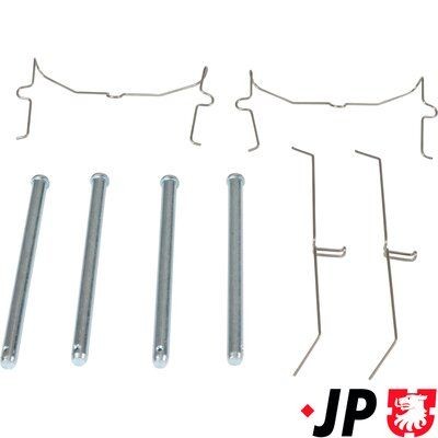 JP GROUP 4864004510 Σετ βοηθ. εξαρτημάτων, τακάκια φρένων HILUX Pick-up 3.0 D-4D 4WD (KUN26) 163 PS Πετρέλαιο 2016