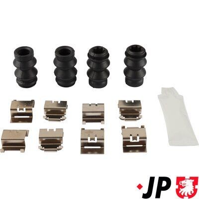 JP GROUP 4864004810 Σετ βοηθ. εξαρτημάτων, τακάκια φρένων AURIS 1.8 Hybrid (ZWE186_) 136 PS βενζινοκίνητο/ηλεκτροκίνητο 2018