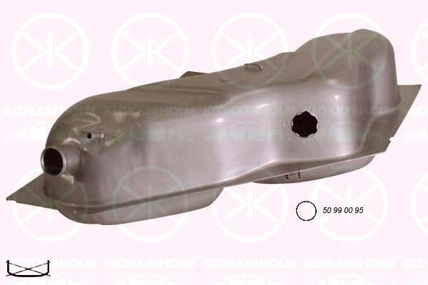 KLOKKERHOLM Drivstofftank artikkelnummer: 5049006 billig